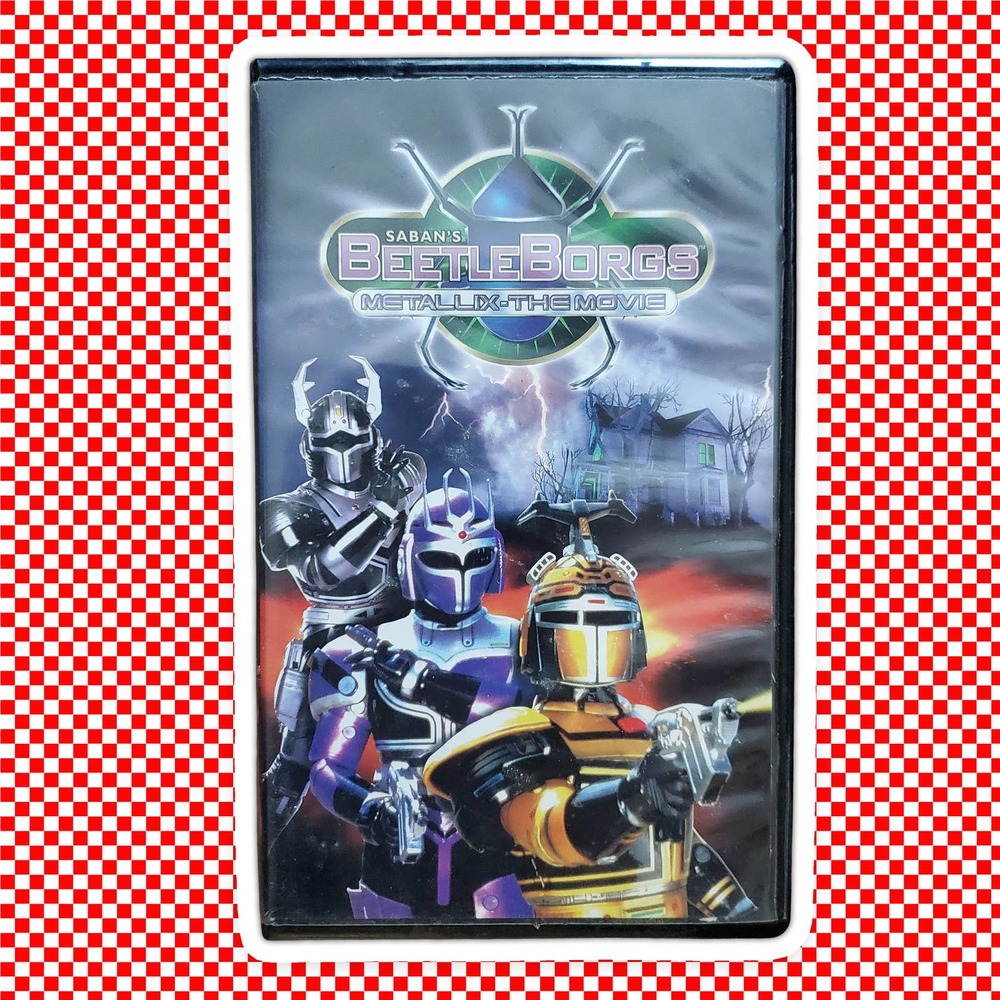 Sabans BeetleBorgs Metallix The Movie VHS Clamshell 1997